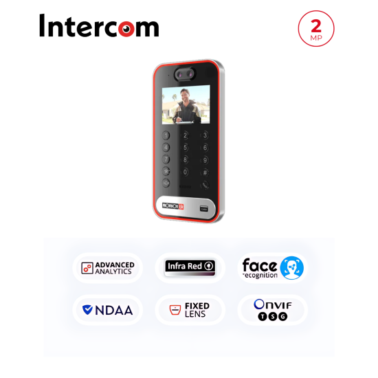 Vidéophone IP 2MP Extérieur IR RFID | Reconnaissance Faciale Maroc
