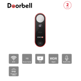 Sonnette Vidéo IP 2MP extérieure avec reconnaissance faciale