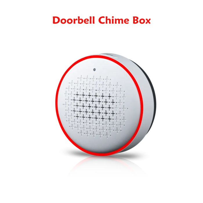 Sonnette intérieure compatible Doorbell IP – Alerte sonore connectée Maroc