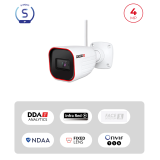 Caméra Bullet WiFi 4MP – Objectif Fixe IR 20m | Sécurité Sans Fil Maroc