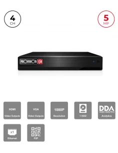 NVR 4CH 5MP – 1 HDD jusqu’à... 2