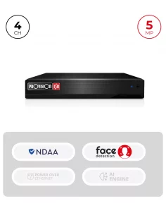 NVR 4CH 5MP – 1 HDD jusqu’à...