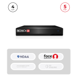 NVR 4 Channels 5MP 6To HDMI VGA | NDAA Maroc