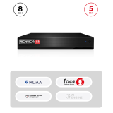 NVR 8 Channels PoE 5MP 6To HDMI VGA | NDAA Maroc