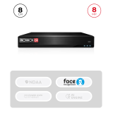 NVR 8CH 8MP avec Alarme & Reconnaissance Faciale