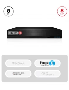 NVR 8CH 8MP PoE avec...