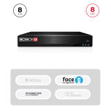 NVR 8CH 8MP PoE avec Alarme & Reconnaissance Faciale