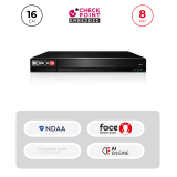 NVR 16 Channels 8MP HDMI 4K | 2 HDD Alarmes NDAA Maroc