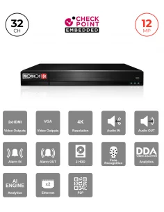 NVR 32CH 12MP avec Alarmes,... 2