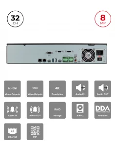 NVR 32CH 8MP avec... 2