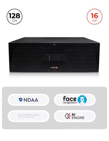 NVR 128CH 16MP – Reconnaissance...