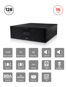 NVR 128CH 16MP –... 2