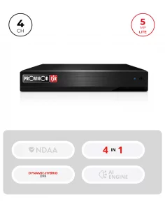 DVR Hybride 4CH + 2 IP 5MP...
