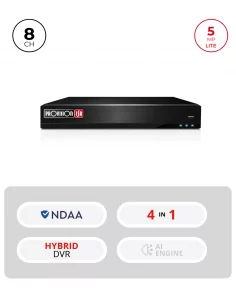 DVR Hybride 8CH + 4CH IP...