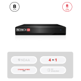 DVR Hybride 8CH+8CH IP 5MP HDMI VGA Audio – Provision ISR