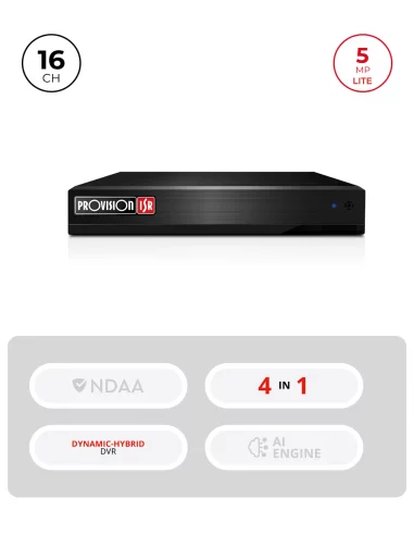 DVR Hybride 16CH + 8CH IP 5MP –...