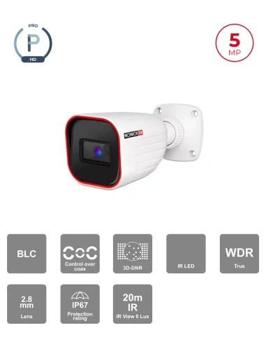 Caméra Bullet analogique 5MP à...