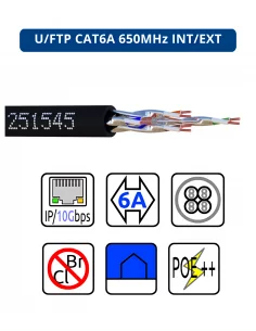 Câble réseau U/FTP CAT6A...