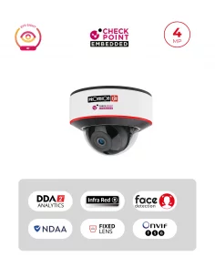 Caméra IP 4MP PoE – Série...