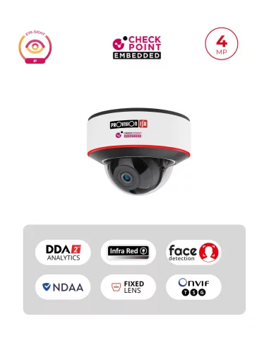 Caméra IP 4MP PoE – Série E-Sight,...