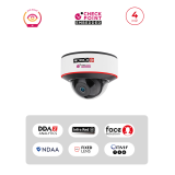 Caméra IP 4MP PoE Anti-Vandale – IR 20m, Objectif 2.8mm – Série E-Sight