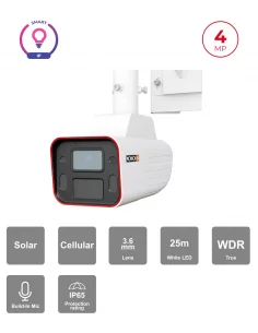 Caméra Solaire 4MP Bullet –... 2