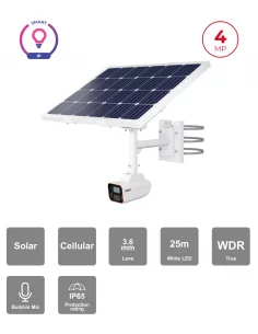 Caméra Solaire 4MP Bullet –...