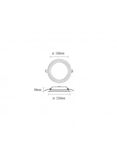 Downlight nexia led hut... 2