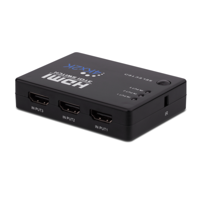 Switch HDMI 3 vers 1 – Sélecteur HDMI avec télécommande | Maroc