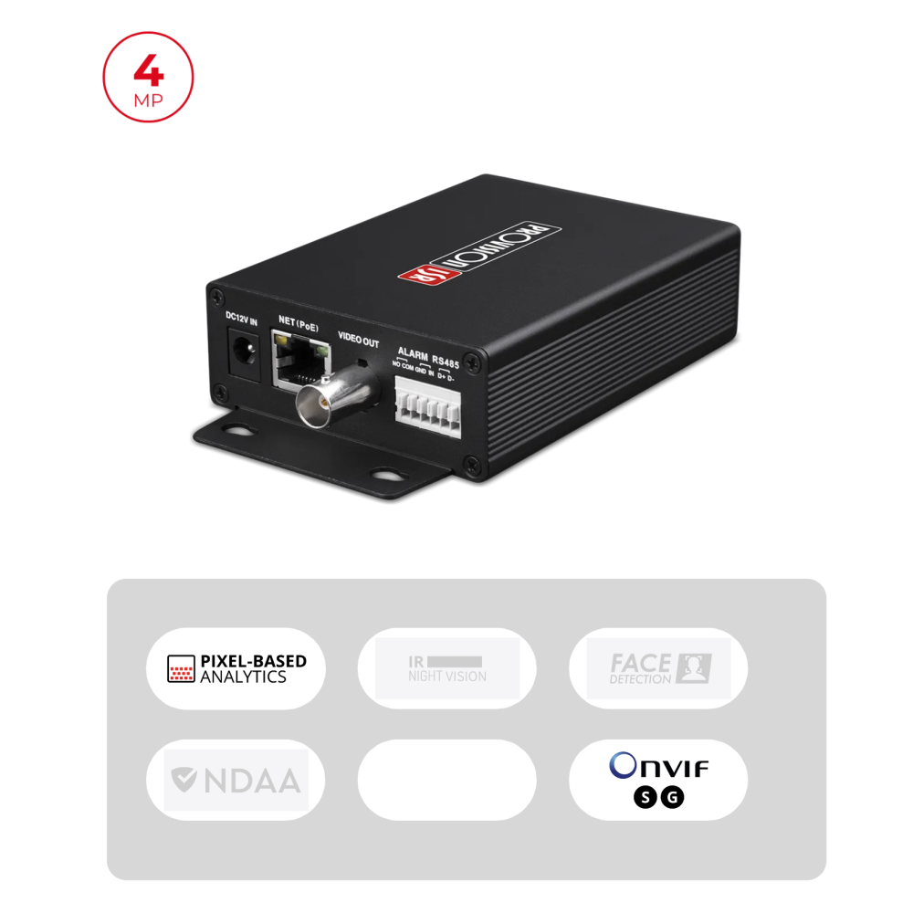 Encodeur AHD 4MP vers IP PoE ONVIF 1 Channel | Maroc