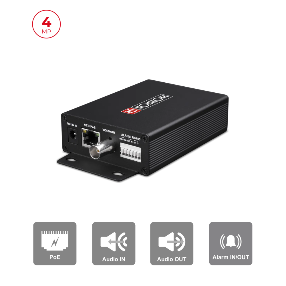 Serveur Vidéo 4MP AHD – Audio, Alarmes, Analyse Intelligente | Maroc