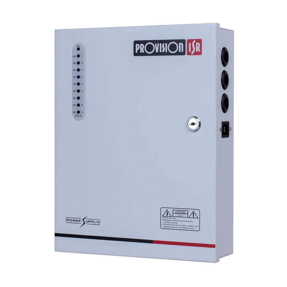 Boîtier Alimentation 9 Sorties 12V 10A Batterie | Maroc