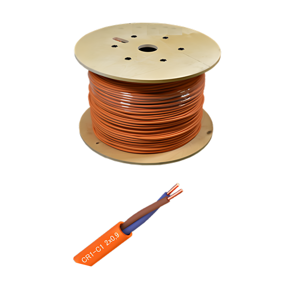 Câble Anti-Feu CR1-C1 2x1x0.9 | Détection Incendie Maroc