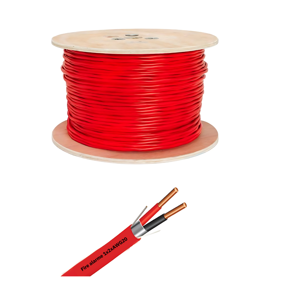 Câble Incendie SYT C2 1x2xAWG20 Rouge | Alarme Maroc