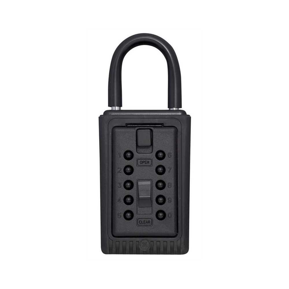 Boîte à Clés Noire Acier 3 Clés | Coffre Portable Maroc