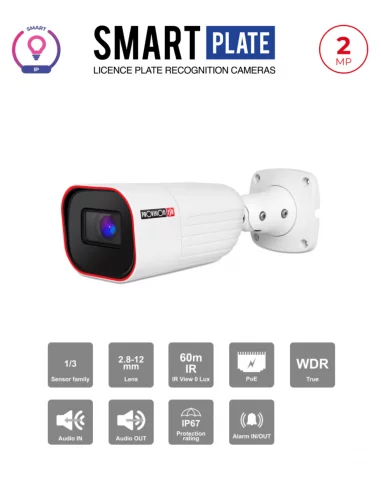 Caméra IP 2MP LPR Smart Series –...