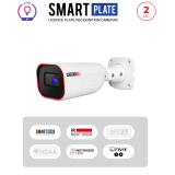 Caméra LPR 2MP Bullet – IP PoE, Smart Series, Lentille Motorisée, IR 40M | Maroc