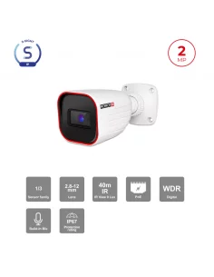 Caméra IP Bullet 2MP PoE –... 2