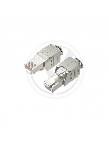 Fiche RJ45 blindée sans outil Cat6A FTP