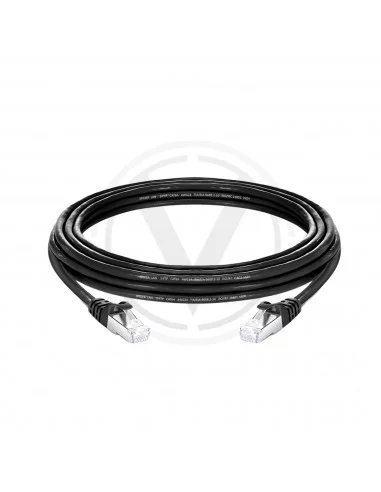 %Cordon de brassage NOIR S-FTP CAT6A AWG24 LSZH%