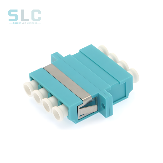 Adaptateur Fibre Optique LC/UPC Quad OM3 Multimode | Coupleur Haute Densité Maroc