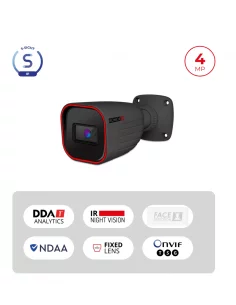 Caméra Bullet IP 4MP PoE –...