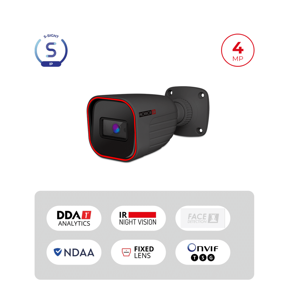 Caméra IP 4MP Bullet IR 20m | WDR 120dB Vidéosurveillance Maroc