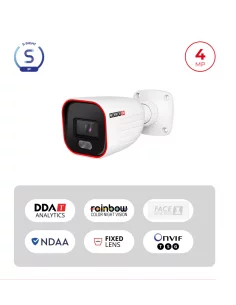 Caméra Bullet IP 4MP PoE –...