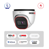Caméra Dôme IP 4MP PoE Vari-focale – IR 40m H.265 | S-Sight Maroc