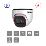 Caméra Dôme IP 4MP PoE Vari-focale – IR 40m H.265 | S-Sight Maroc
