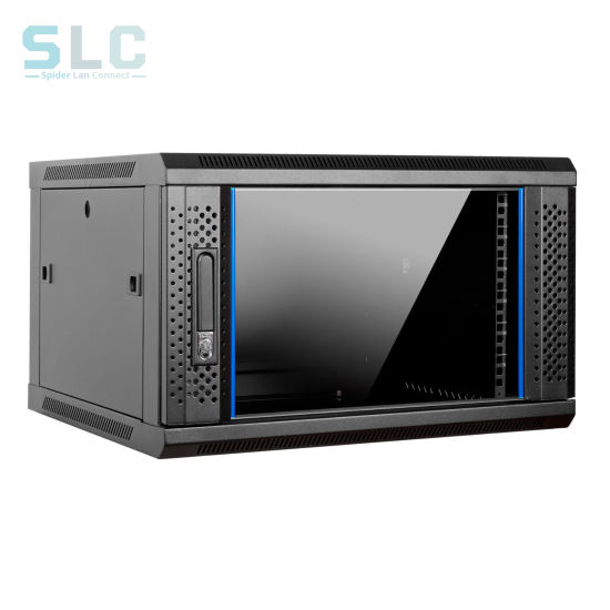Coffret Informatique 12U 600x450mm Maroc | Noir Acier 1,2mm