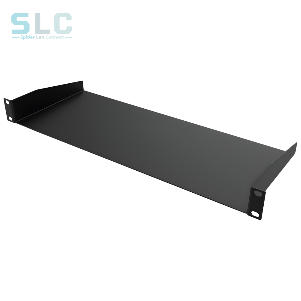 Plateau Fixe 19" 1U Maroc | Tablette Baie 250mm Noir