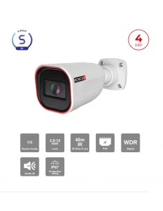 Caméra Bullet IP 4MP PoE –... 2