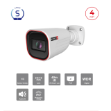 Caméra Bullet IP 4MP PoE Varifocale – IR 40m H.265 | S-Sight Maroc
